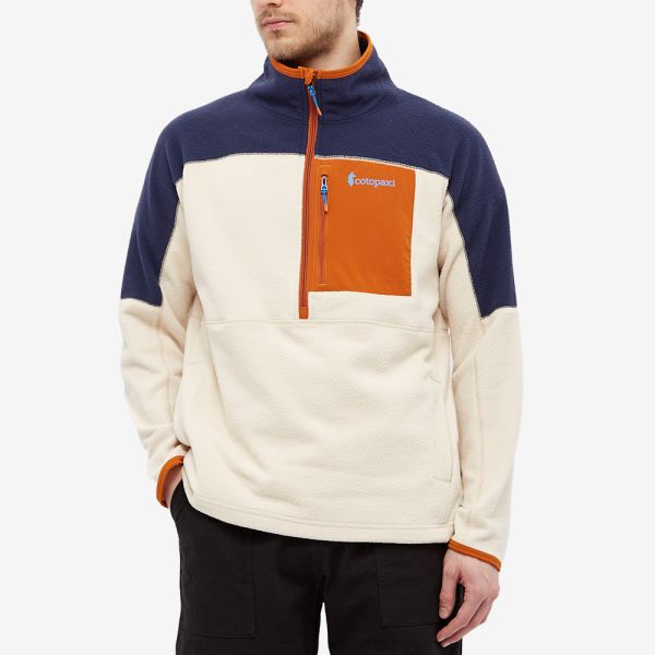Cream half zip fleece clearance