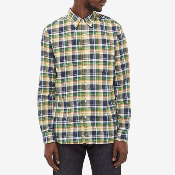 Beams plus madras shirt Clearance
