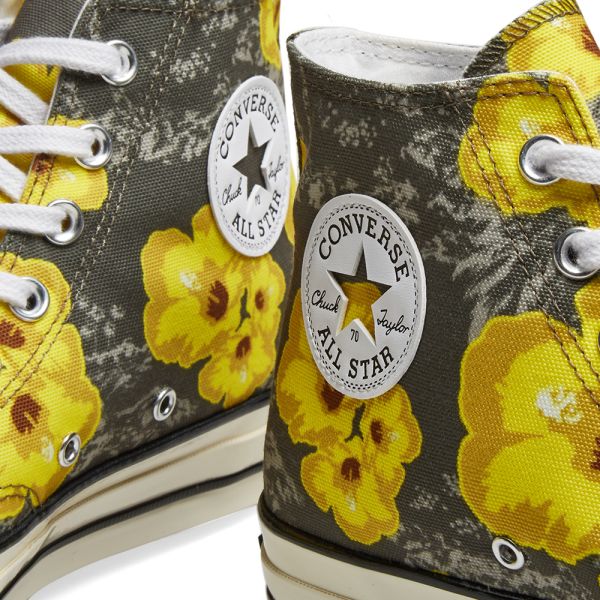 yellow flower converse