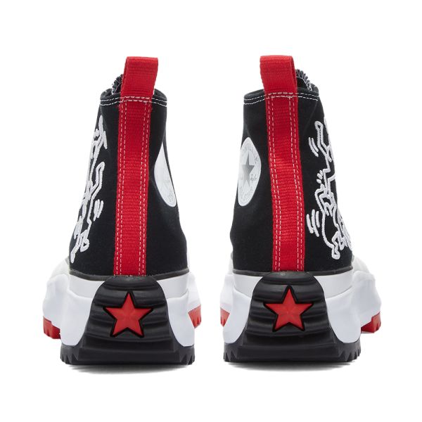 converse run star hike mens x keith haring