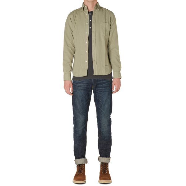 rrl waffle henley