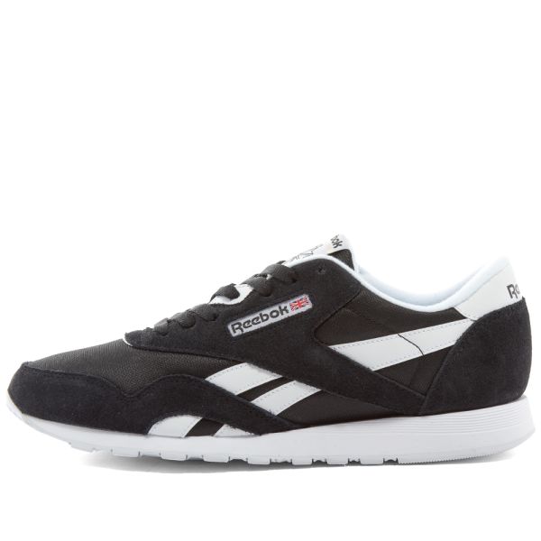 black reebok nylon