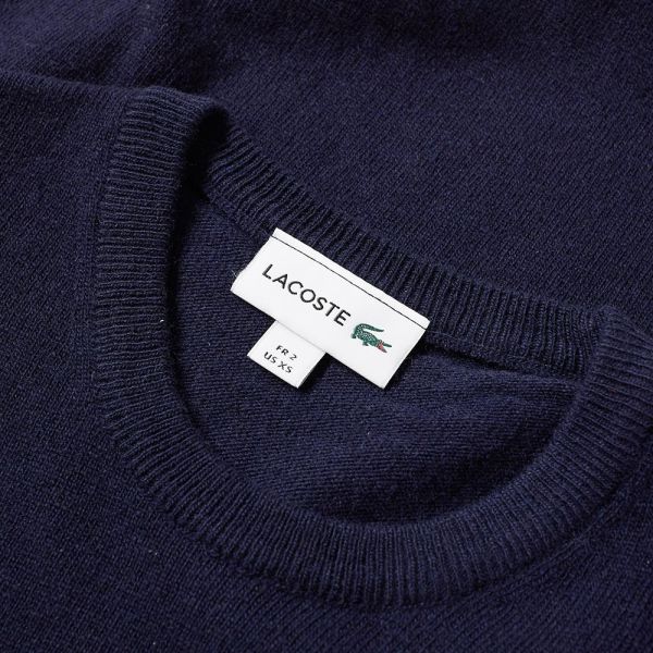 lacoste lambswool jumper