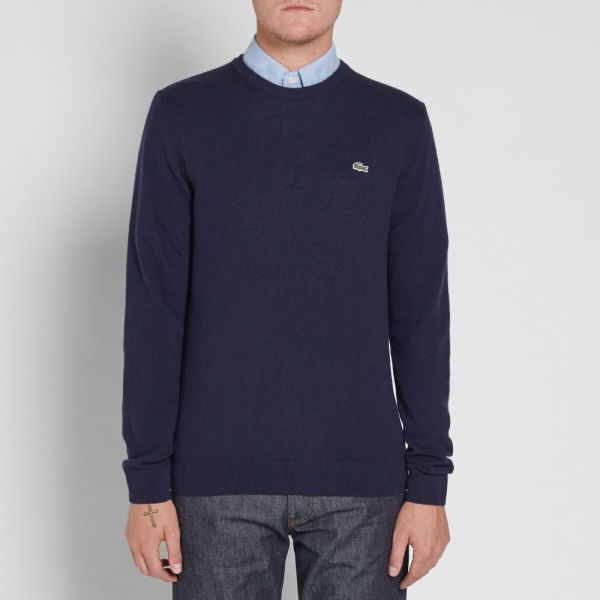 lacoste lambswool jumper