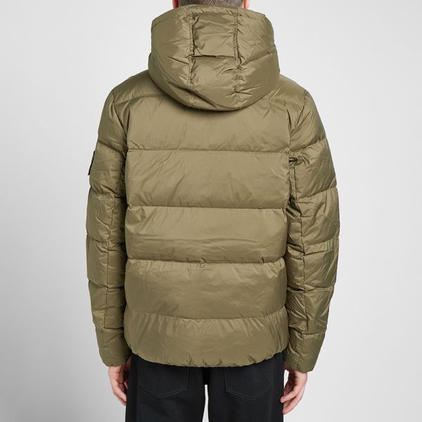 calvin klein multi logo puffer jacket