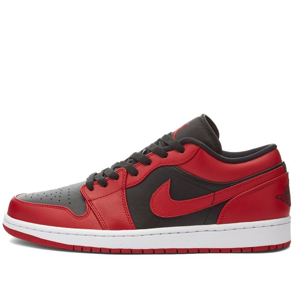 jordan 1 low red black white