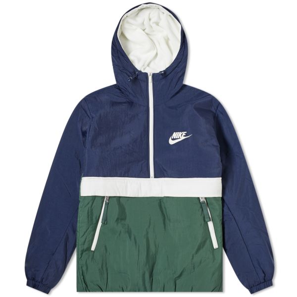 half zip nike windbreaker