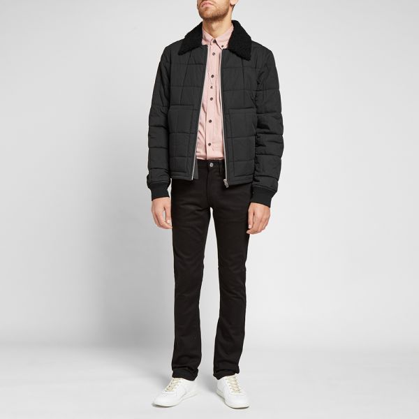 Helmut lang fur bomber jacket clearance