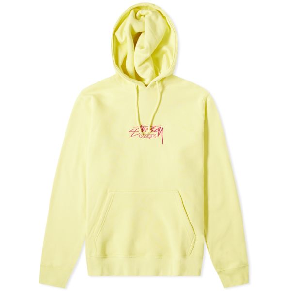stussy design applique hoodie