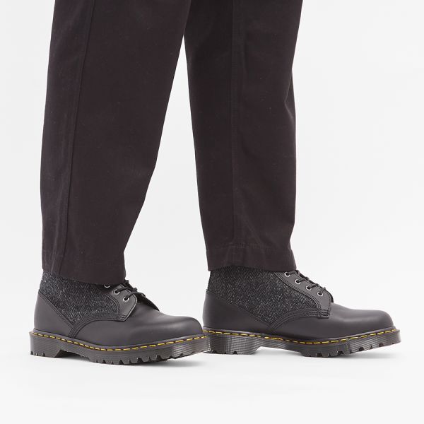 1460 harris tweed lusso leather ankle boots