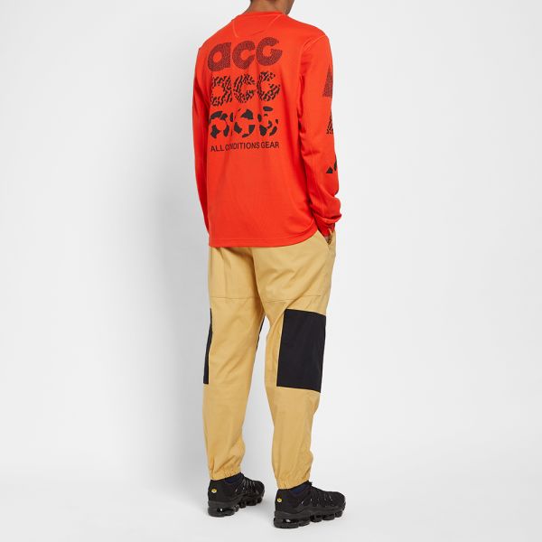 nike acg long sleeve knit tee