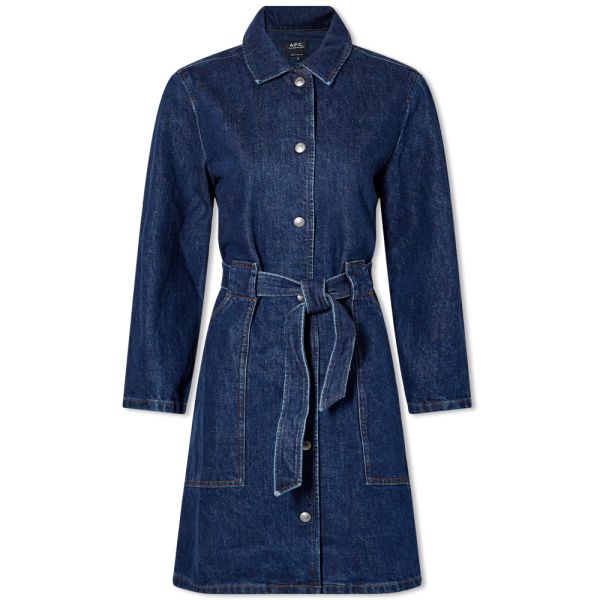 A.P.C Winter Denim Dress Ial Washed Indigo END. (TW)