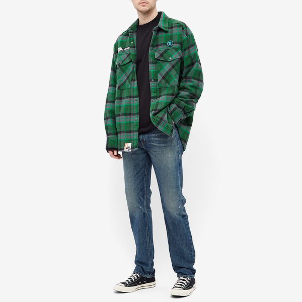 Dark green flannel shirt Clearance