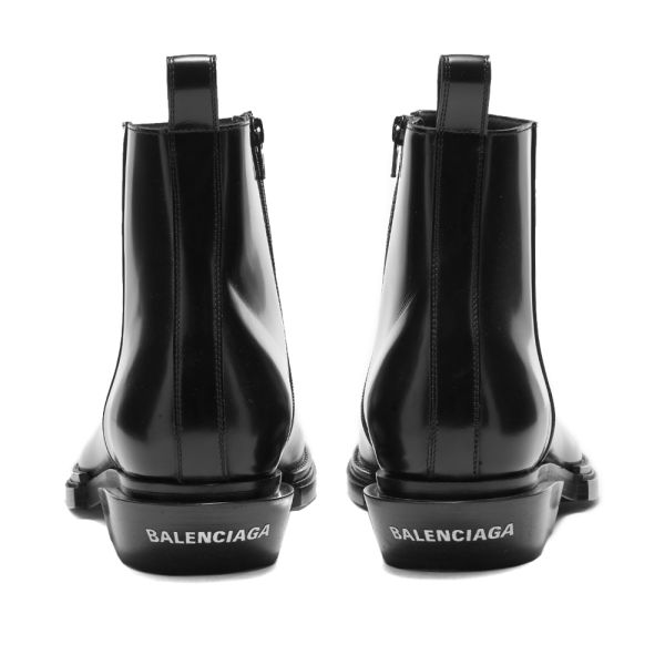 balenciaga buckle strap ankle boot