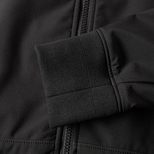 black cp soft shell jacket