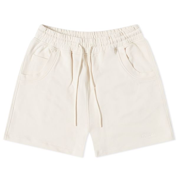 de Monsieur Logo Sweat Shorts Cream 