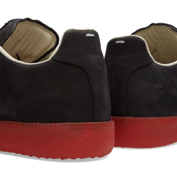 maison margiela red sneakers