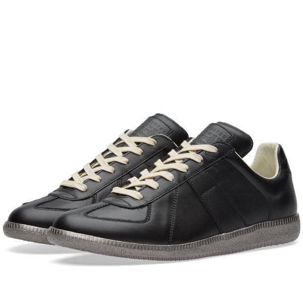 maison margiela silver sneakers