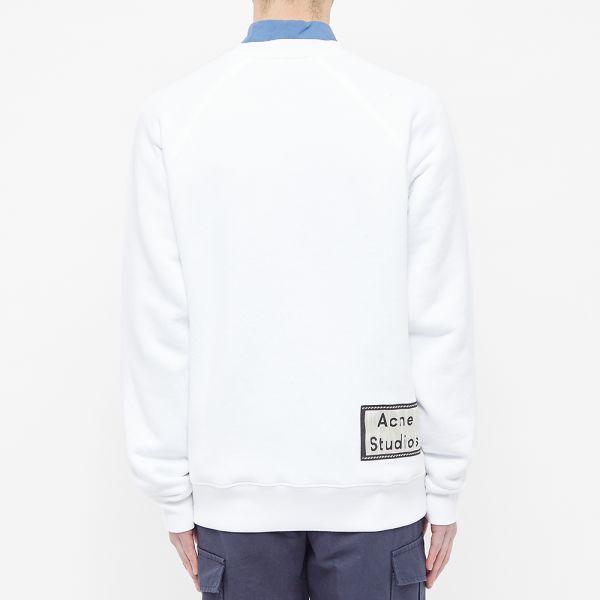 Acne studios reverse label sweatshirt Clearance