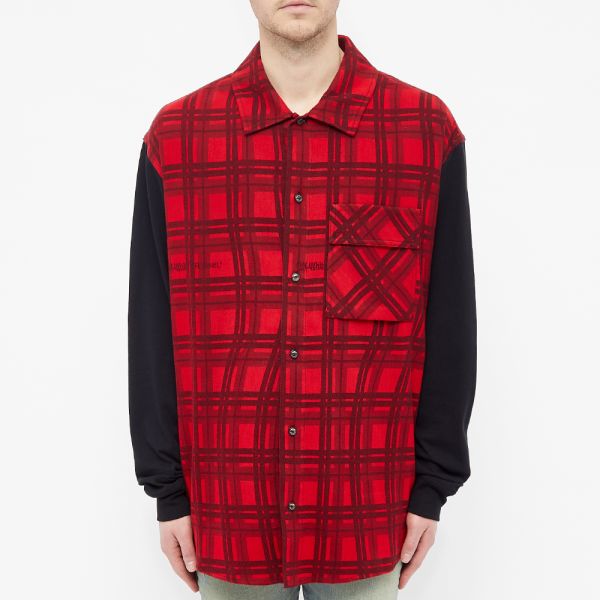 Contrast flannel clearance