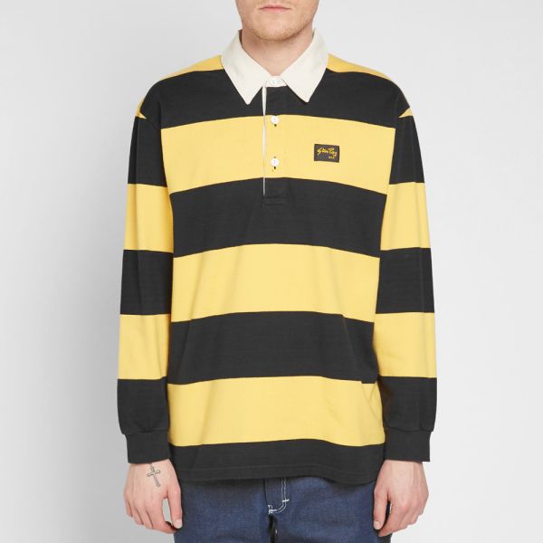 Stan Ray Striped Rugby Shirt Black Yellow End - Yellow And Black Striped Rugby Shirt Stan Ray Striped Rugby Shirt Black Yellow End - Yellow And Black Striped Rugby Shirt