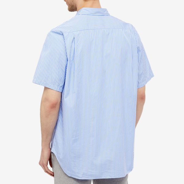 blue cdg shirt