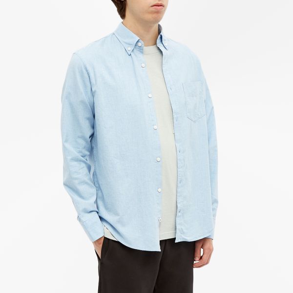 NN07 Button Down Levon Flannel Shirt