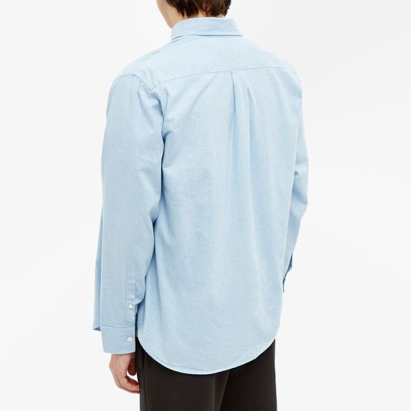 NN07 Button Down Levon Flannel Shirt