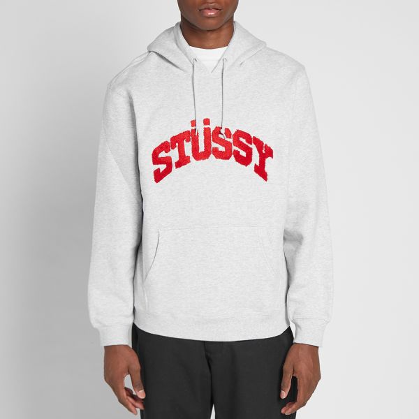 Stussy Chenille Arch Stussy Logo Hoodie Sweatshirt Stussy Chenille