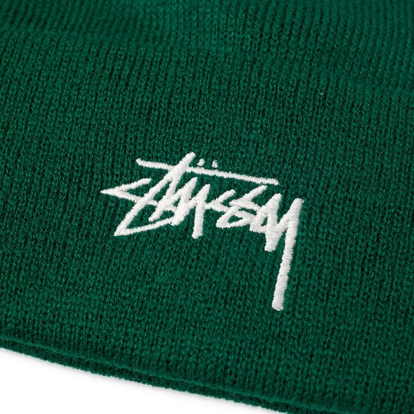green stussy beanie