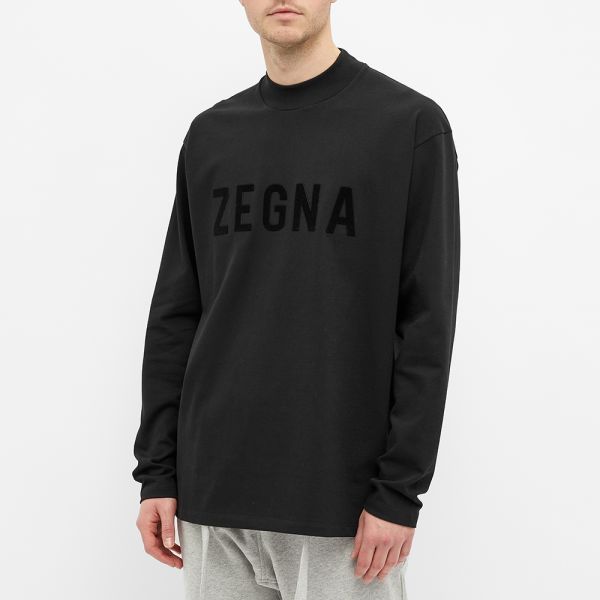 Fear of God x Zegna Oversized Long Sleeve Logo Tee