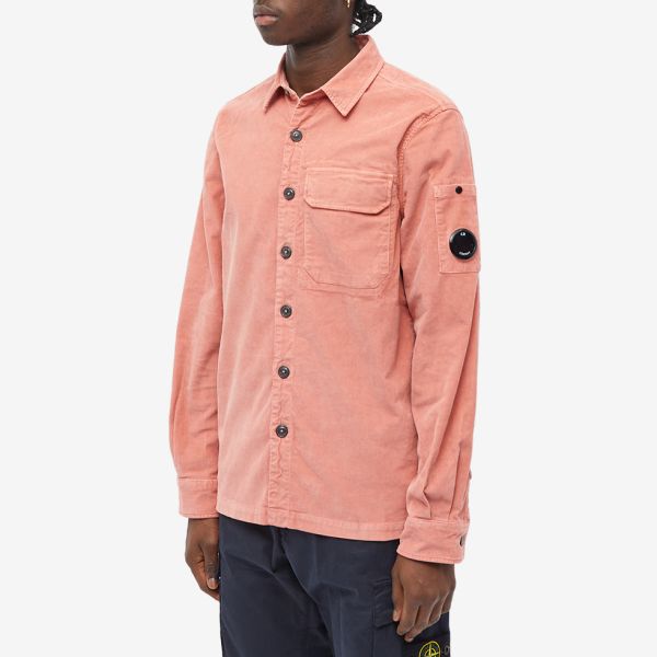 CP Company Cord Arm Lens Overshirt Cedar Wood END. (Global)
