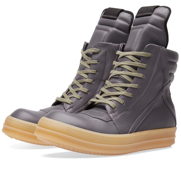 Rick Owens Geobasket Sneaker Iron 