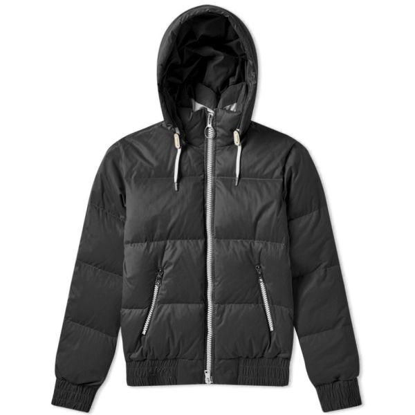 all black jacket with hood