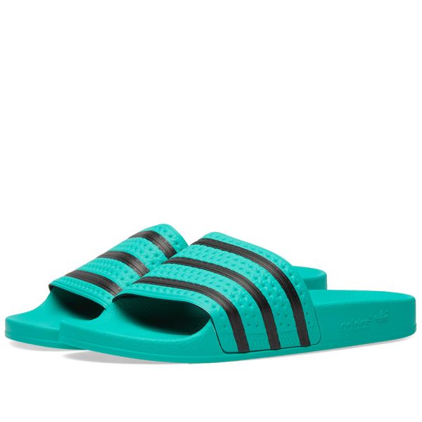 adilette hi res green