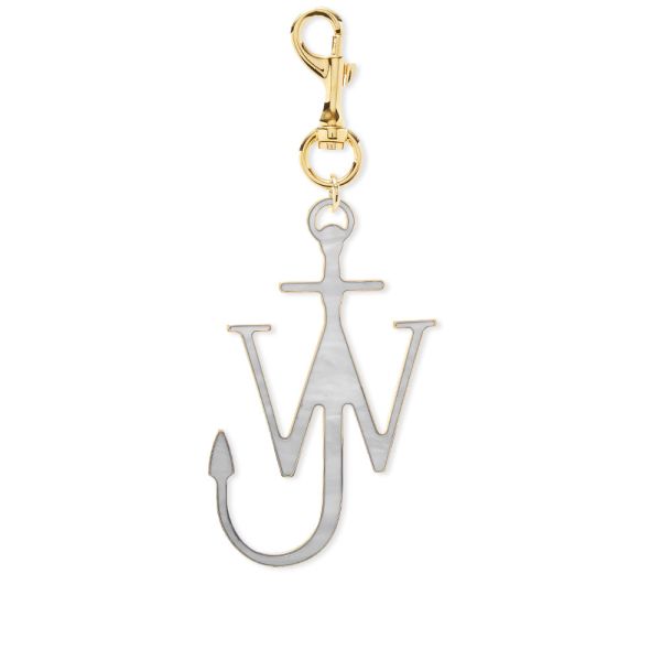 Jw Anderson Logo Keyring White Fotomagazin