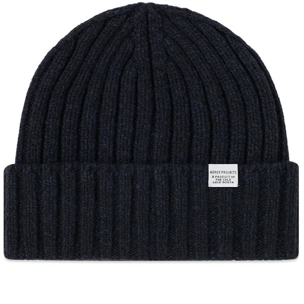 Norse projects wide rib beanie clearance