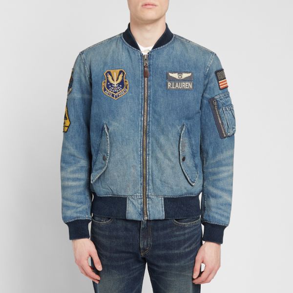 ralph lauren jeans with patches