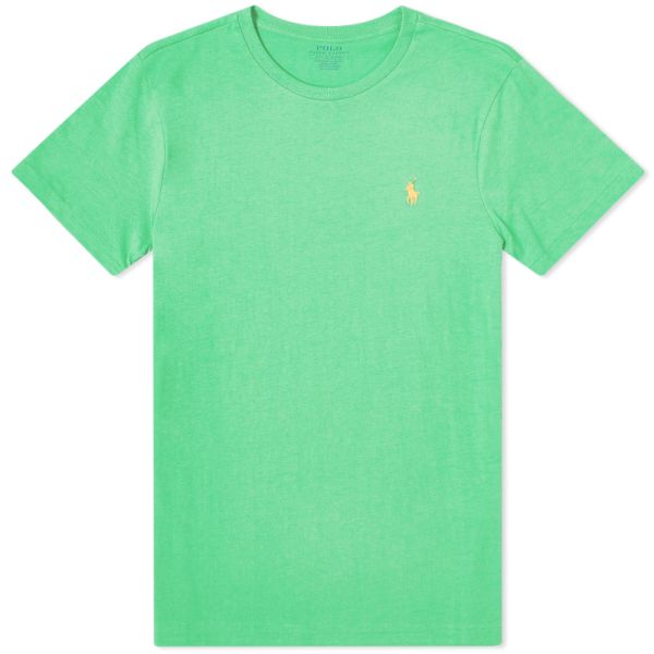 neon green polo t shirt
