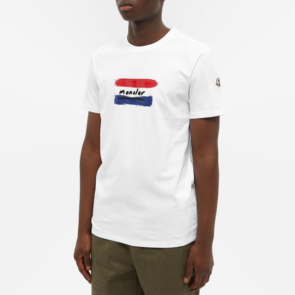 moncler scribble logo tee