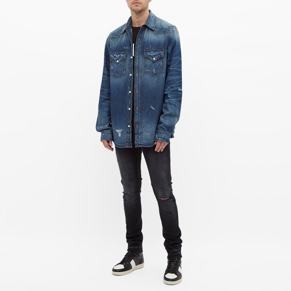 Amiri denim shirt clearance