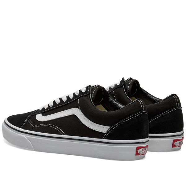 vans ua old skool black white