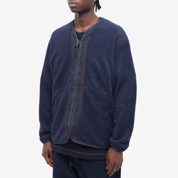 Comme des Garçons Homme Boa Fleece Zip Liner Navy END. (AU)
