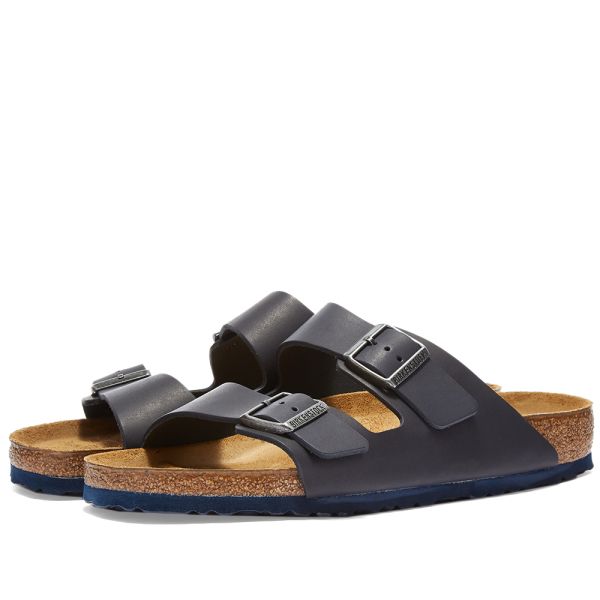 Birkenstock Arizona Natura Navy Smooth Leather End