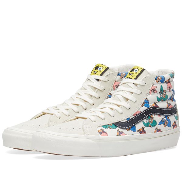 vans sk8 hi spongebob