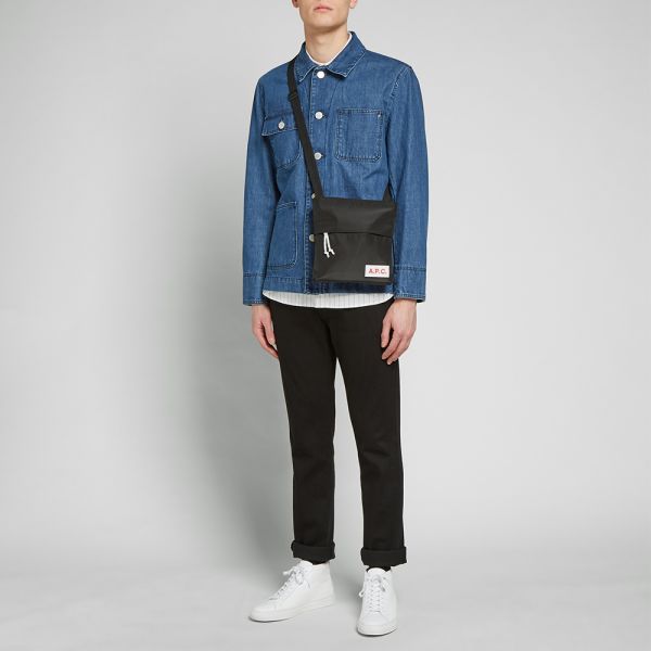 Maison kitsune denim jacket Clearance