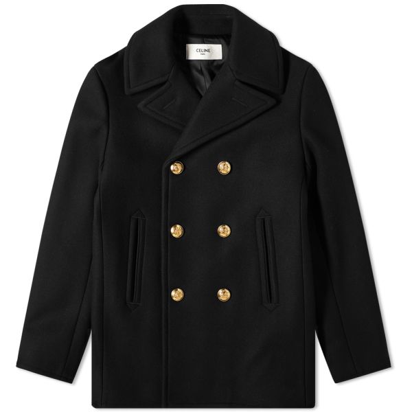 Celine Wool Pea Coat Black End Nz Celine Wool Pea Coat Black End Nz, Pea Coat Womens Nz