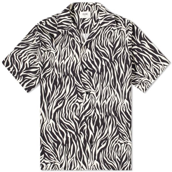Black and white zebra print shirt clearance