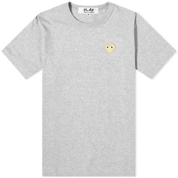 cdg play gold heart