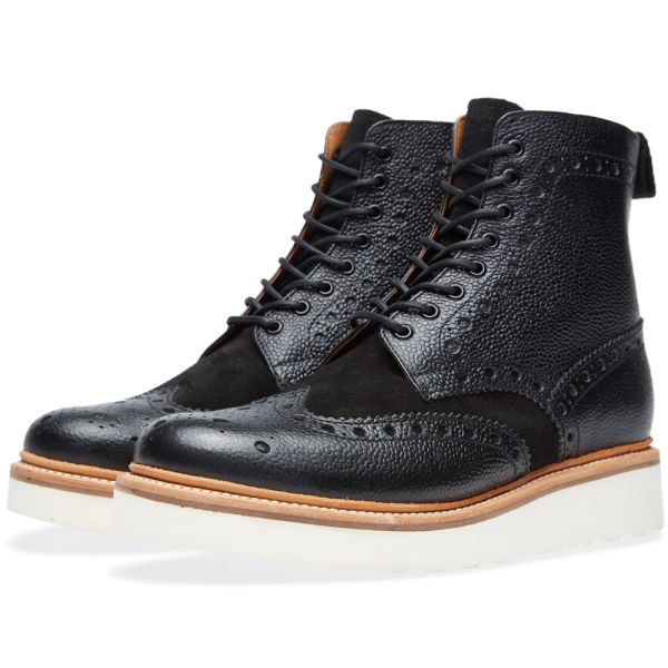 grenson fred v black